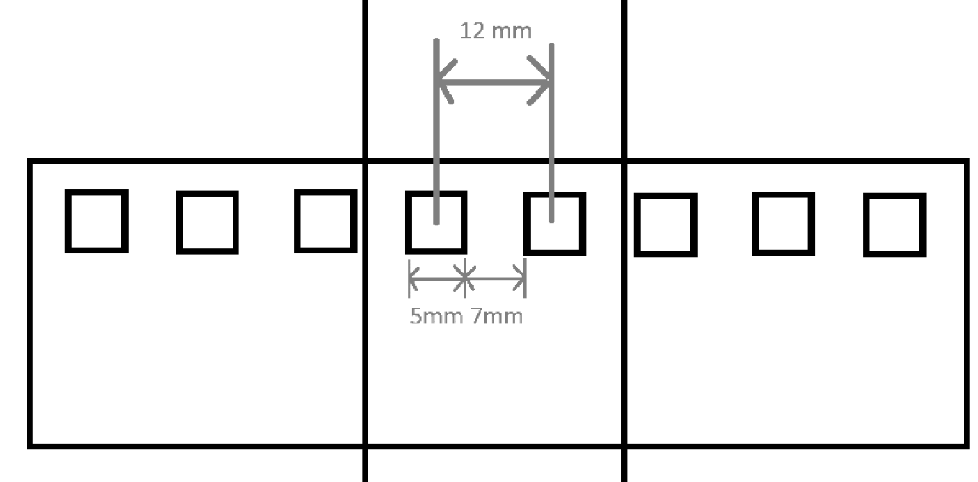 Line sensor patterns